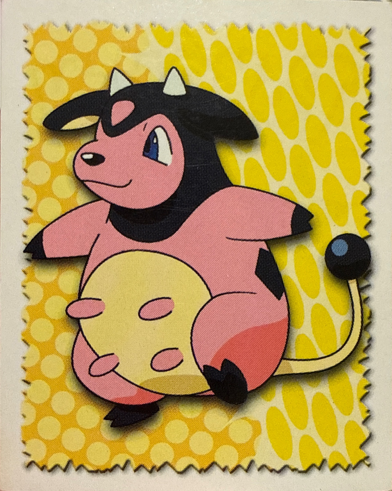 Miltank card #96, Pokémon Merlin Series 3 (2001), front