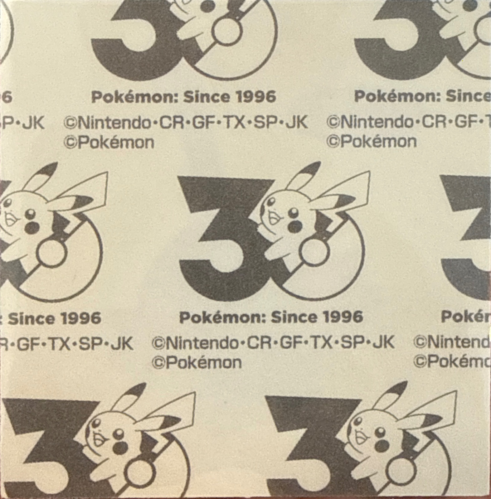 Mudkip bread sticker, Daiichi Pan Pokémon Deco Chara Wave 218 Bread Stickers Checklist, back
