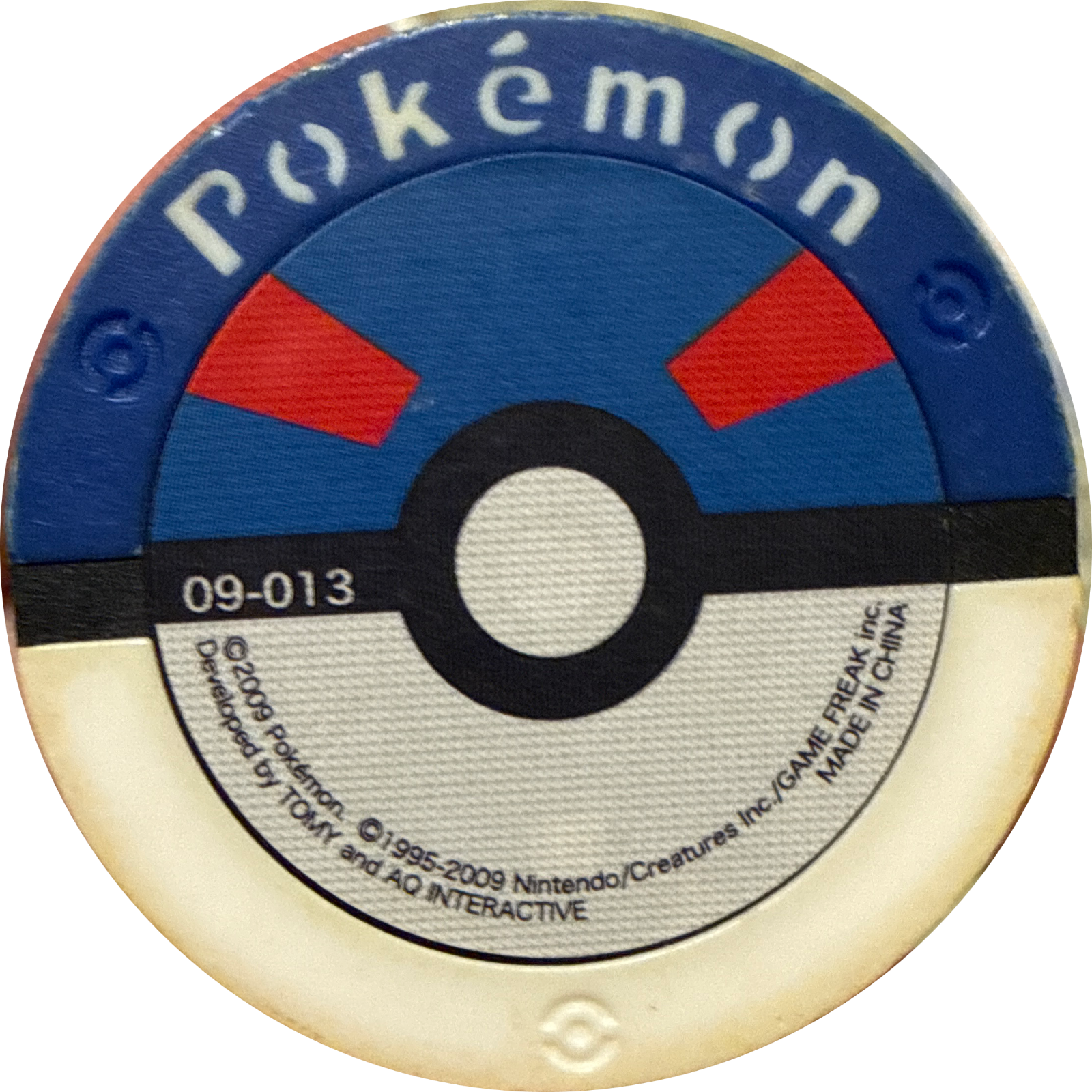 Rampardos collectible #09-013, Pokemon Battrio Advent of Arceus Chapter Checklist (2009), back