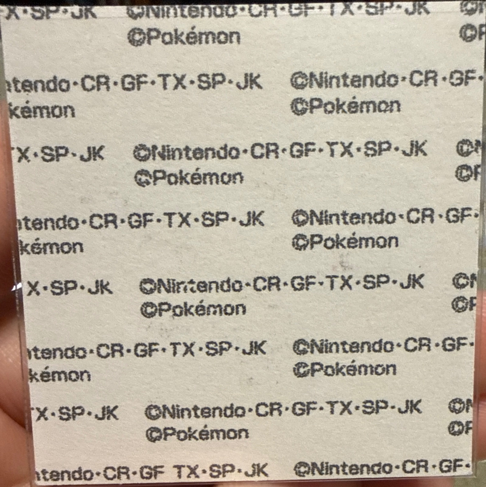 Giratina (Altered Forme) bread sticker #1747, Daiichi Pan Pokémon Deco Chara Wave 85 Bread Stickers Checklist, back