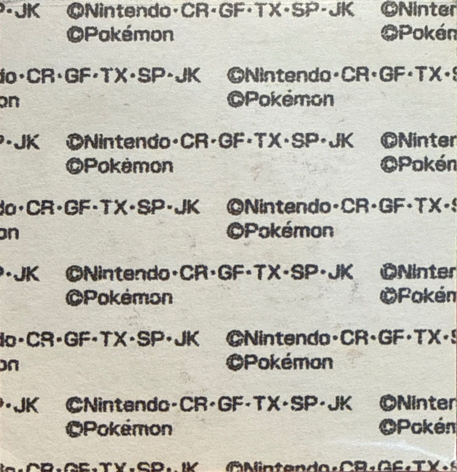 Slowbro bread sticker #1127, Daiichi Pan Pokémon Deco Chara Wave 54 Bread Stickers Checklist, back