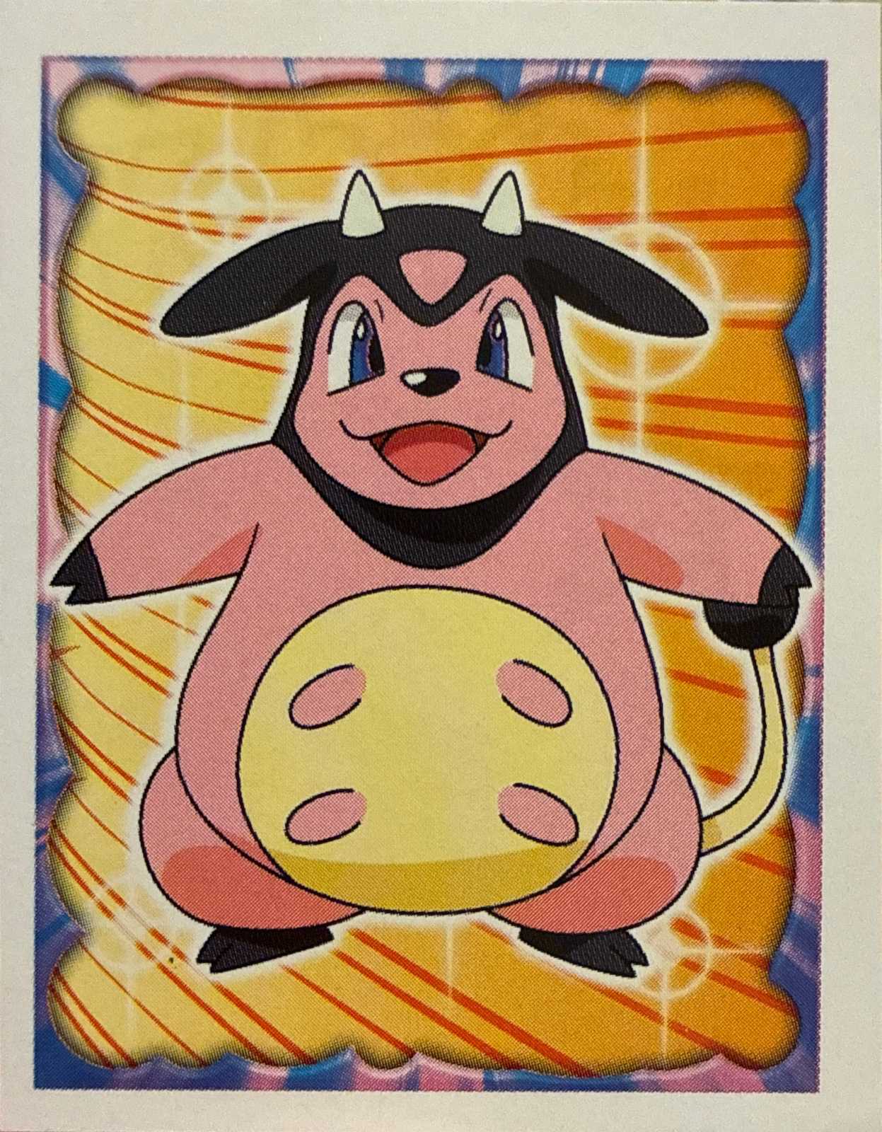 Miltank card #39, Pokémon Merlin Series 3 (2001), front