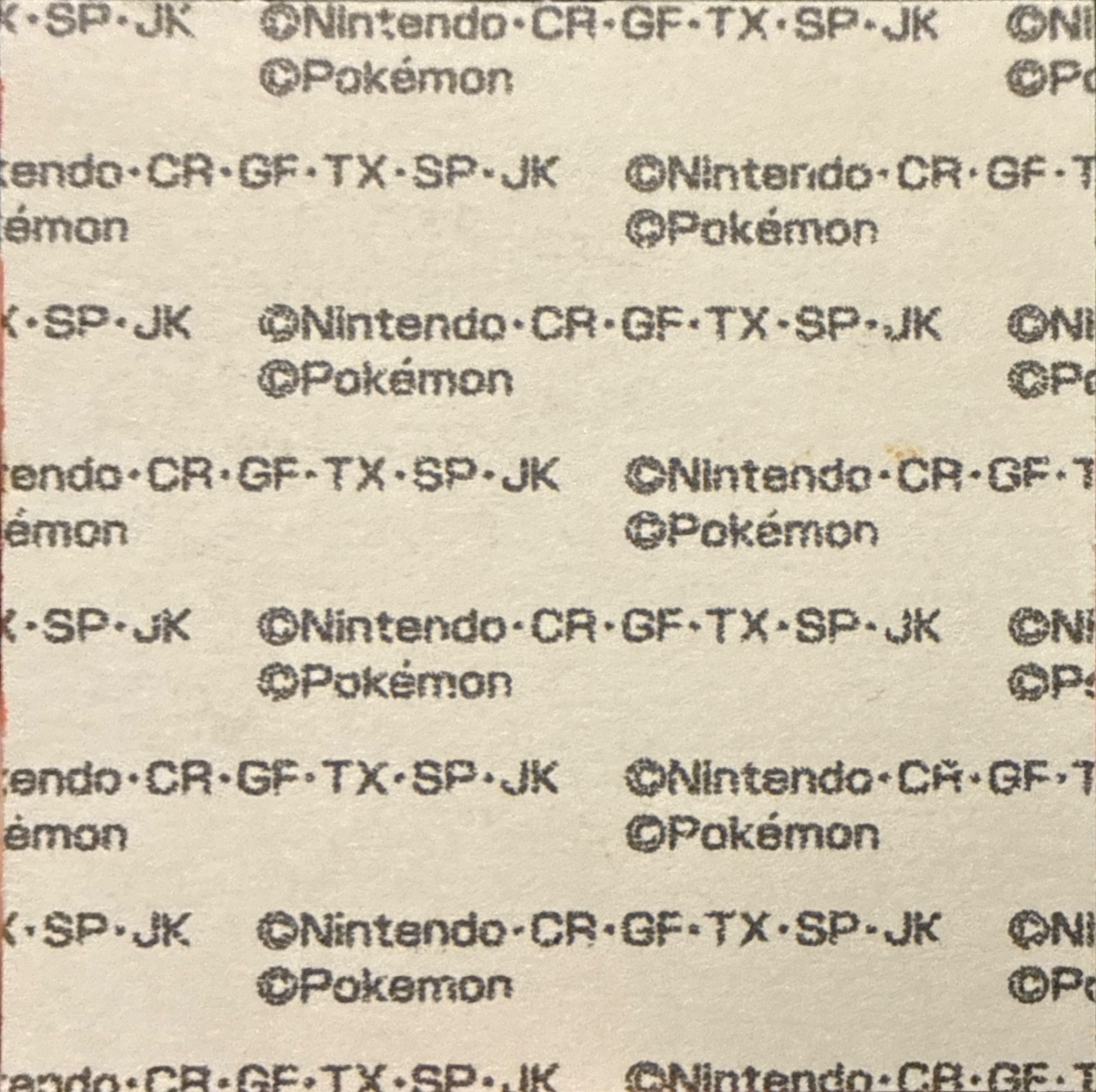 Croagunk bread sticker #1819, Daiichi Pan Pokémon Deco Chara Wave 89 Bread Stickers Checklist, back