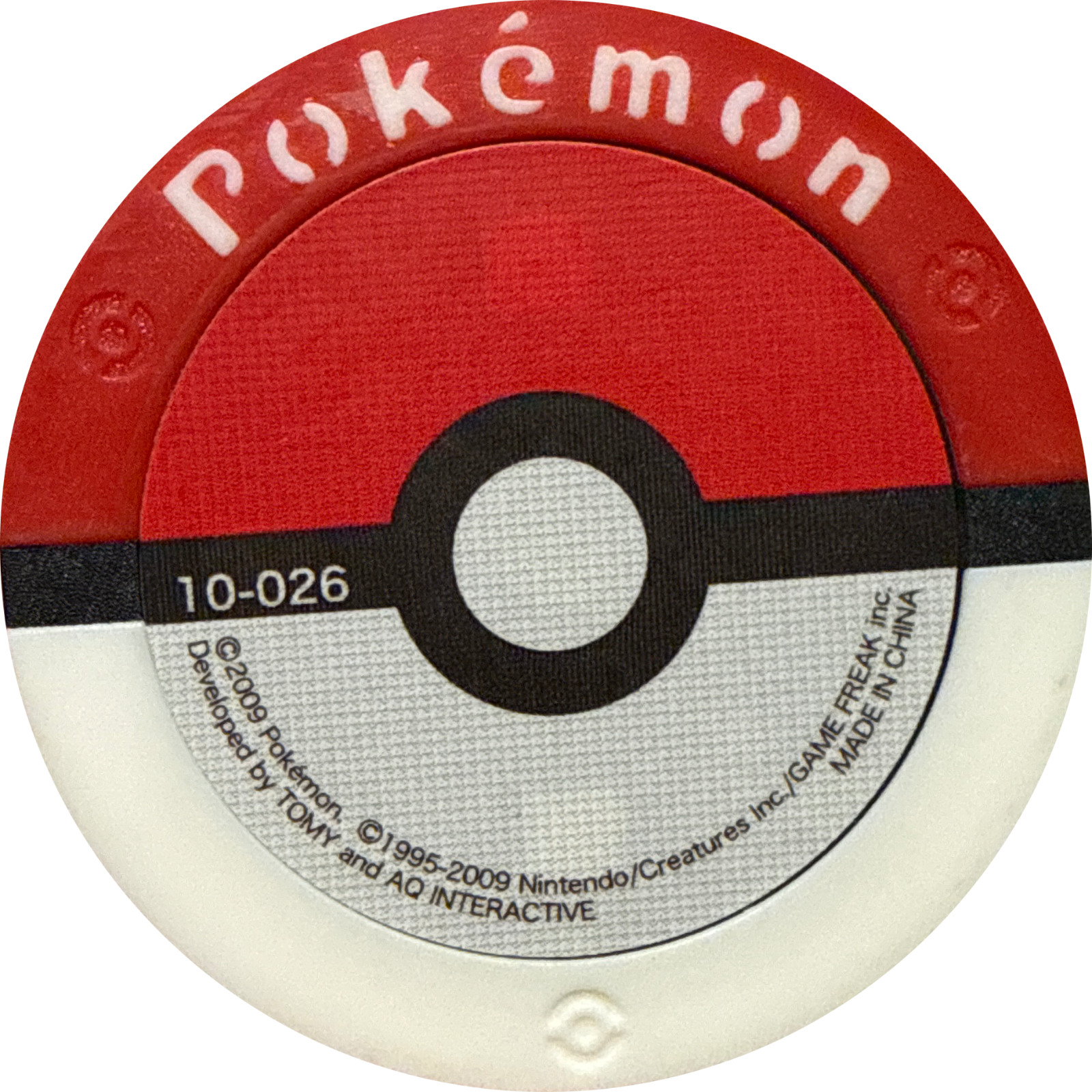 Psyduck collectible #10-026, Pokemon Battrio Ho-Oh & Lugia Flight Chapter Checklist (2009), back