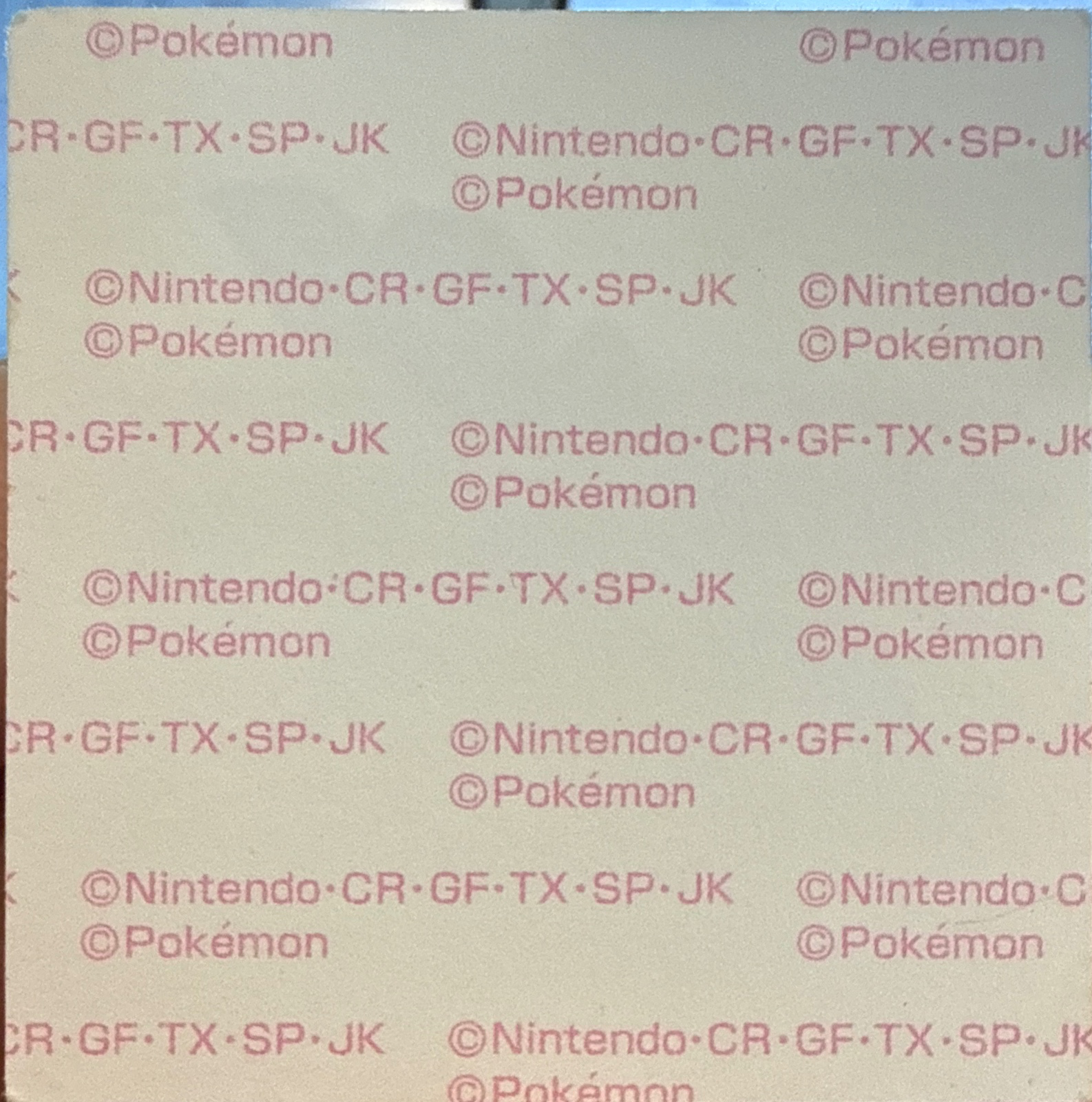 Groudon bread sticker #2976, Daiichi Pan Pokémon Deco Chara Wave 143 Bread Stickers Checklist, back