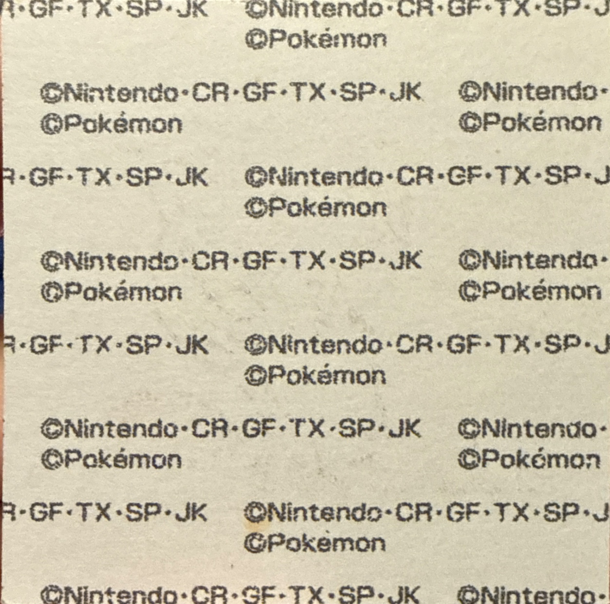 Glameow bread sticker #1841, Daiichi Pan Pokémon Deco Chara Wave 90 Bread Stickers Checklist, back