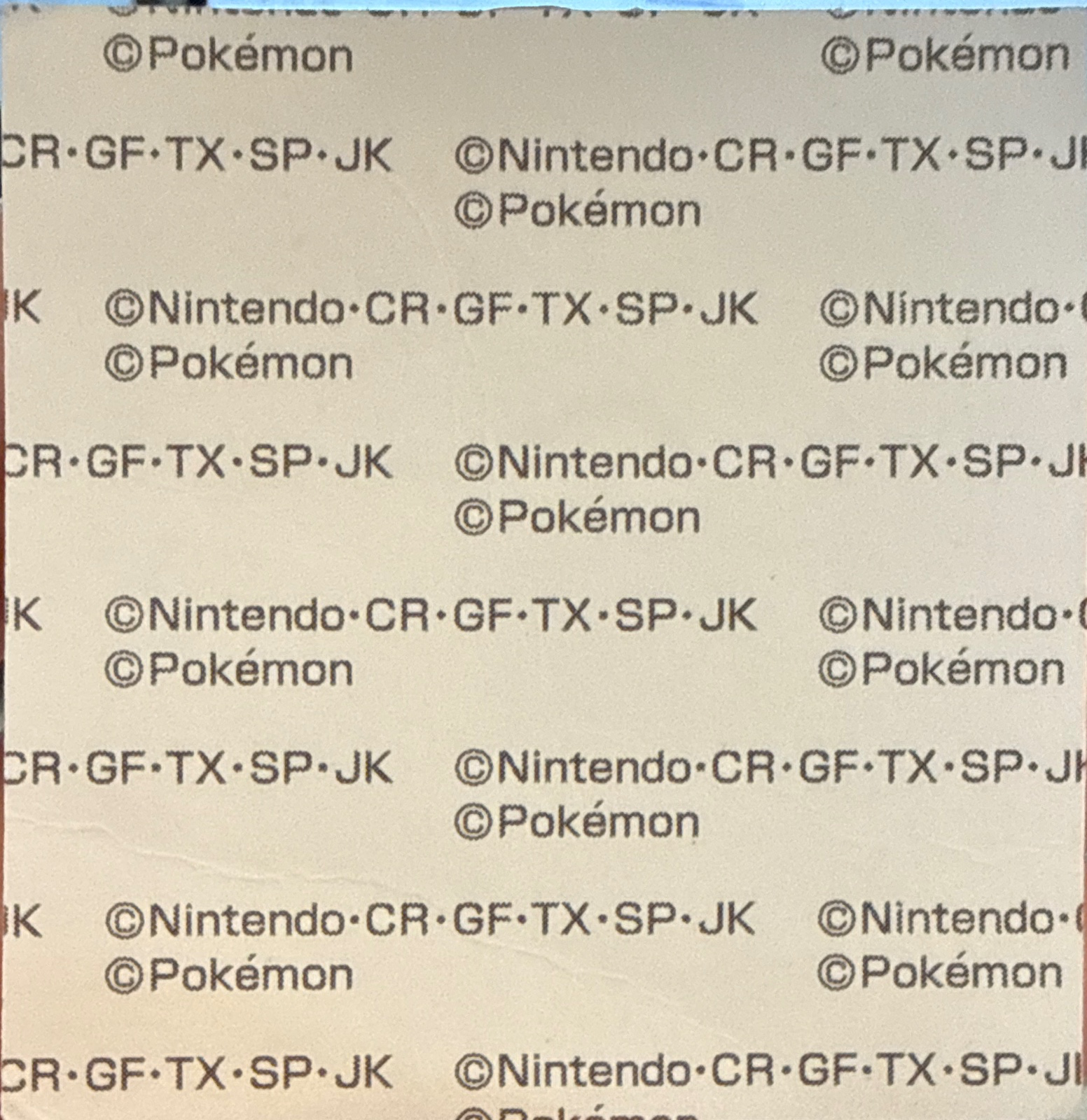 Snom bread sticker #3867, Daiichi Pan Pokémon Deco Chara Wave 180 Bread Stickers Checklist, back