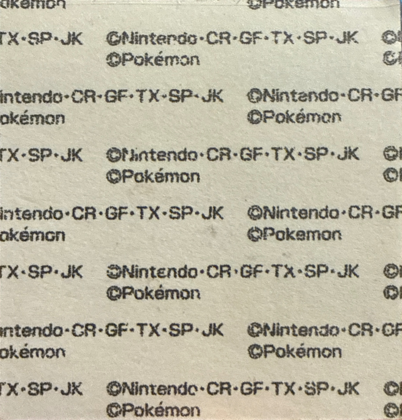 Heatran bread sticker #1754, Daiichi Pan Pokémon Deco Chara Wave 85 Bread Stickers Checklist, back
