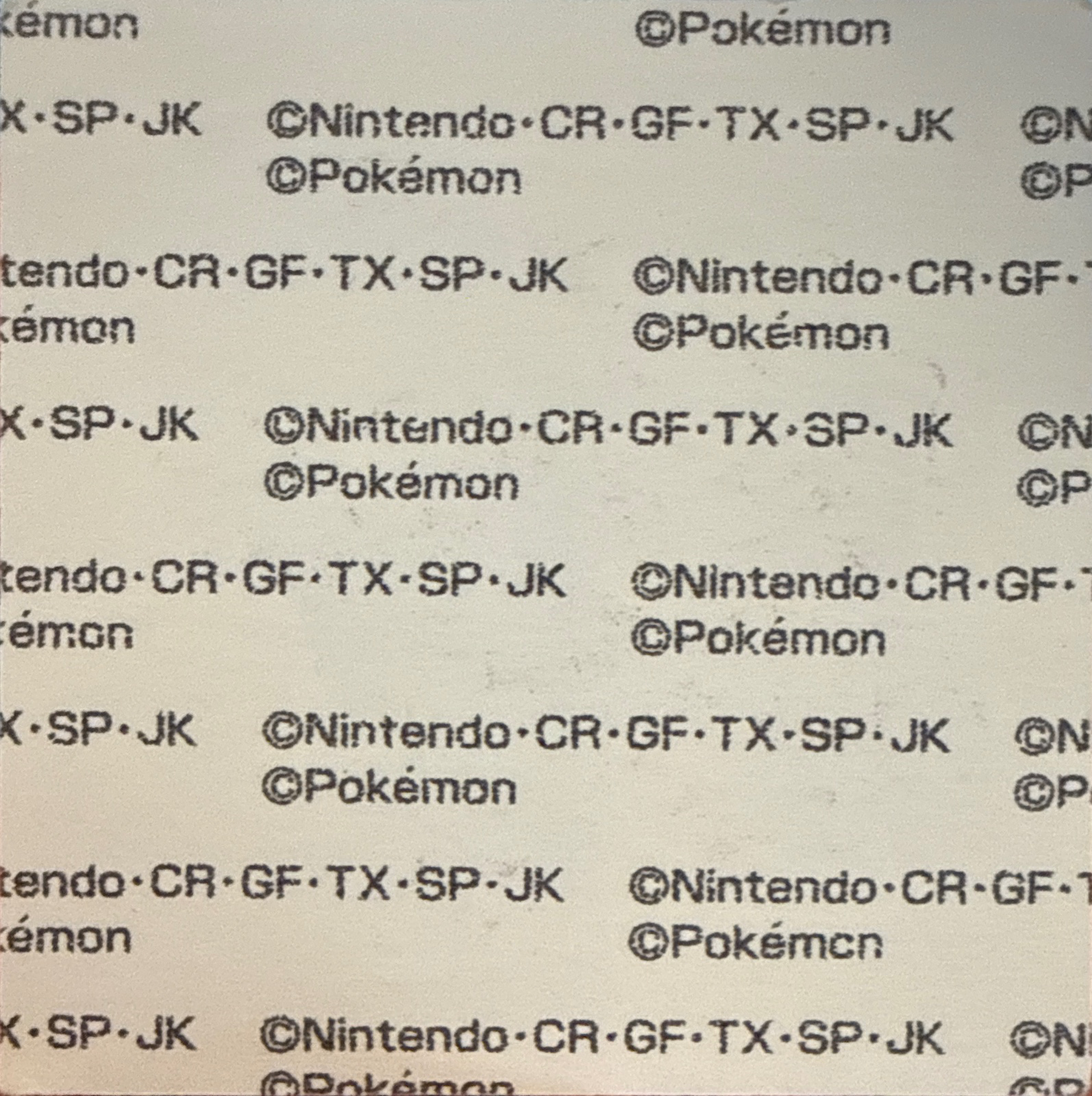 Exploud bread sticker #1033, Daiichi Pan Pokémon Deco Chara Wave 50 Bread Stickers Checklist, back
