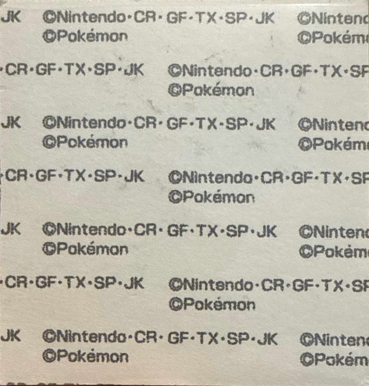 Gliscor bread sticker #1639, Daiichi Pan Pokémon Deco Chara Wave 80 Bread Stickers Checklist, back