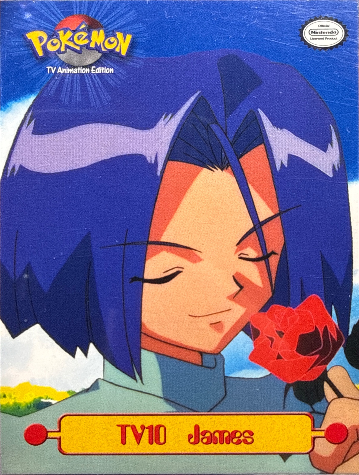 James card #TV10, Pokemon Topps Series 1 (1999), front