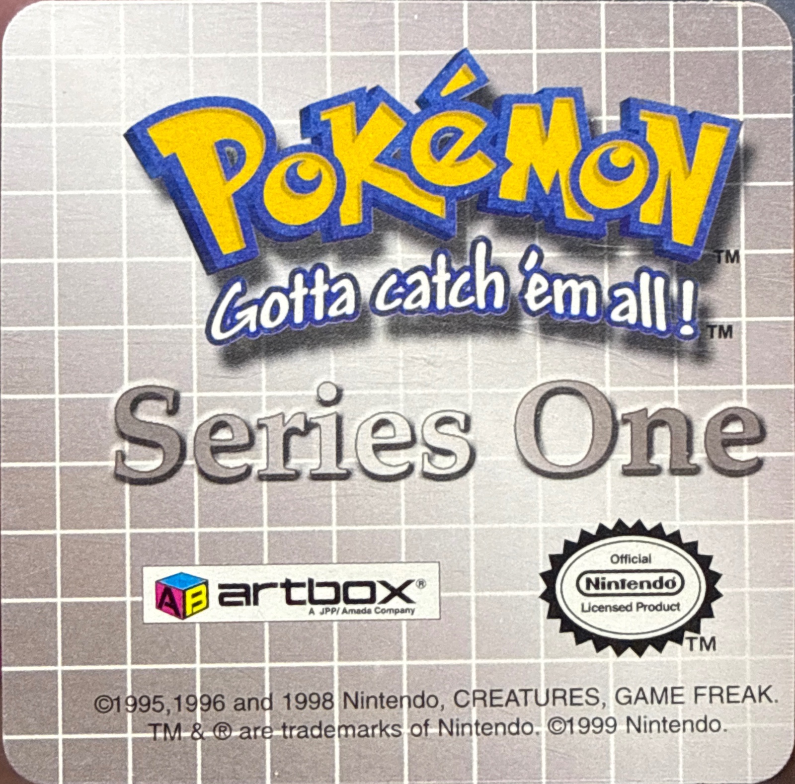 Abra collectible #27, Artbox (USA) Pokémon Artbox Series 1 Flipz (1999), back