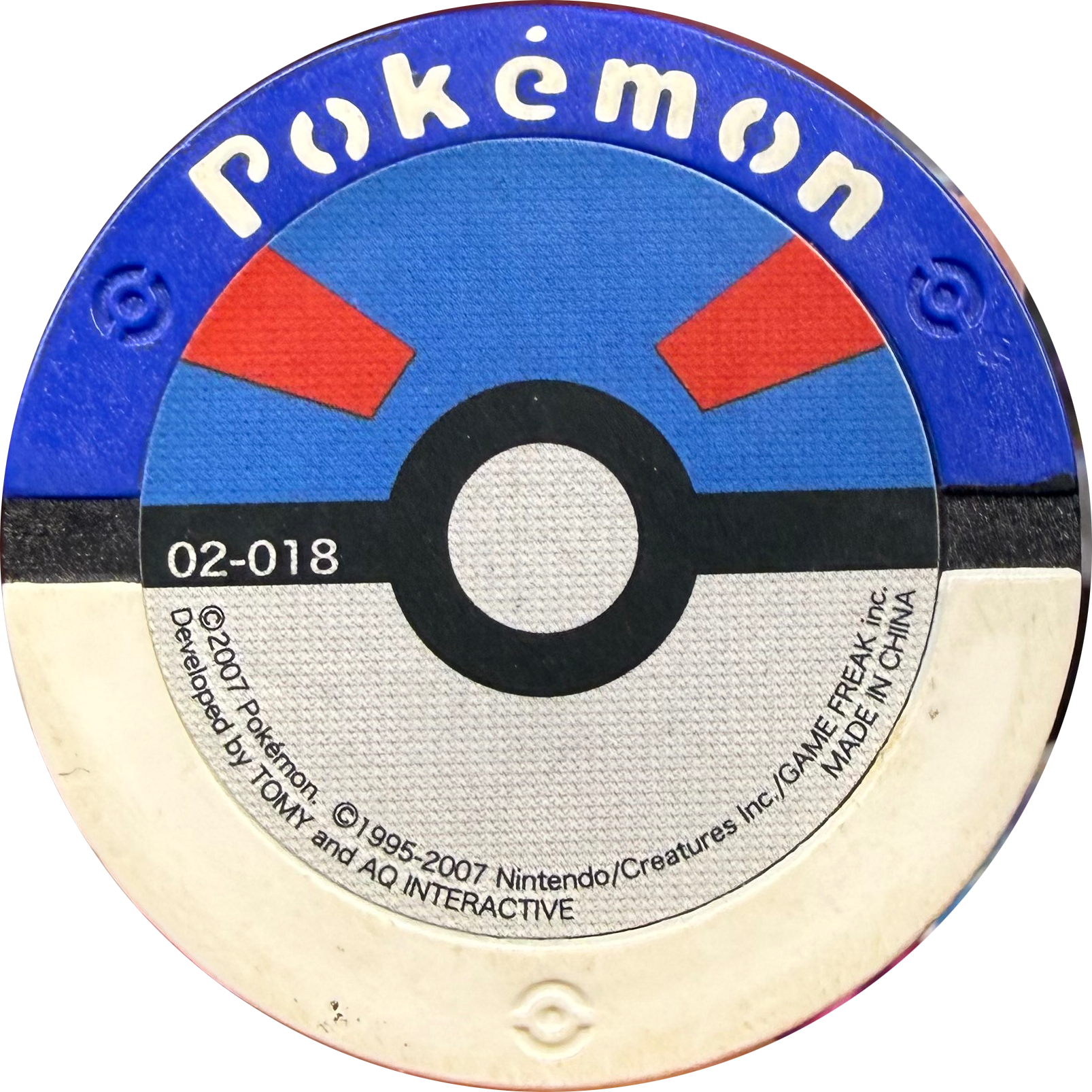Ivysaur collectible #02-018, Pokemon Battrio Darkrai Raid Chapter Checklist (2007), back