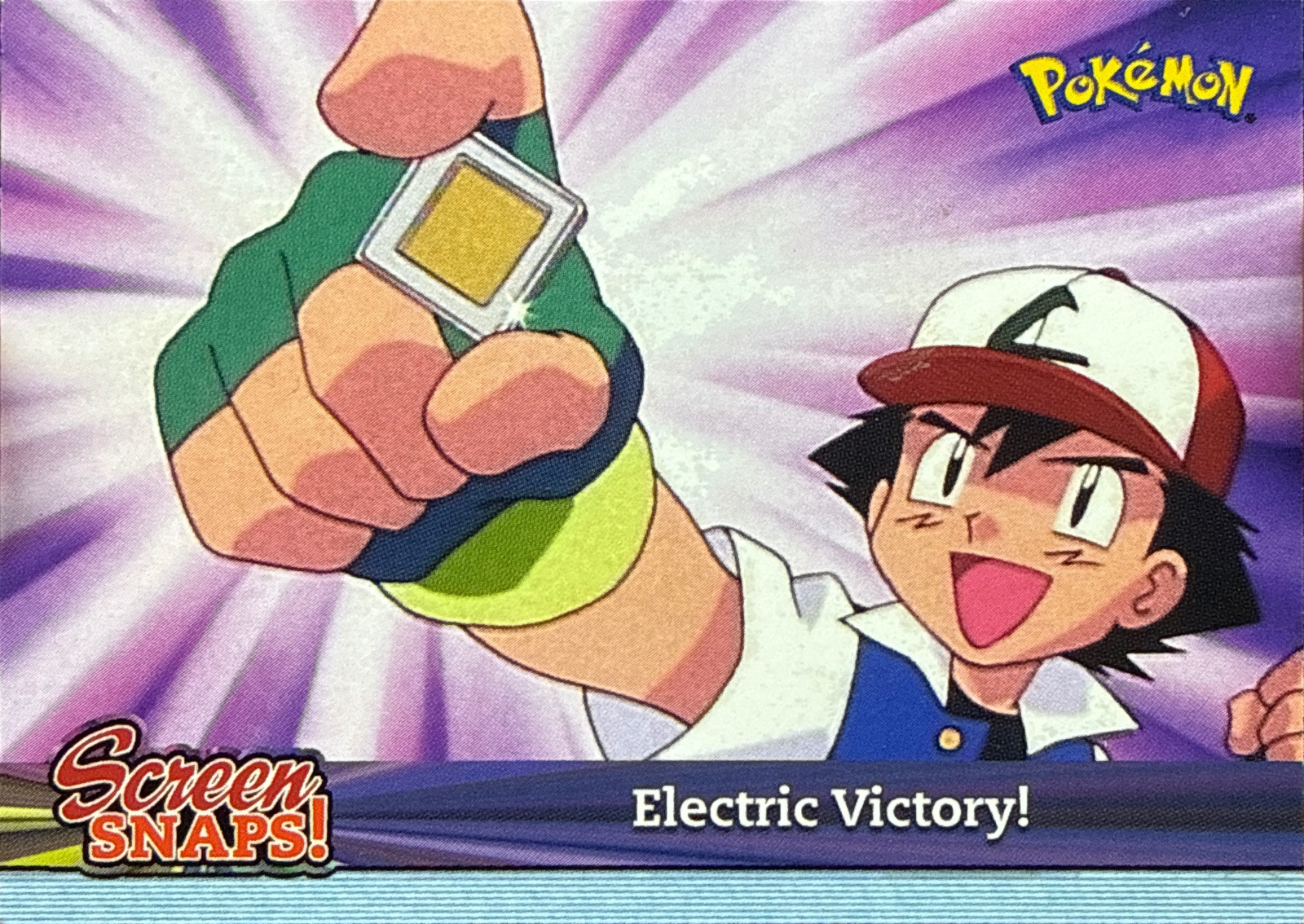 Electric Victory! card #Snap02, Pokemon Topps Johto League Champions (2001), front