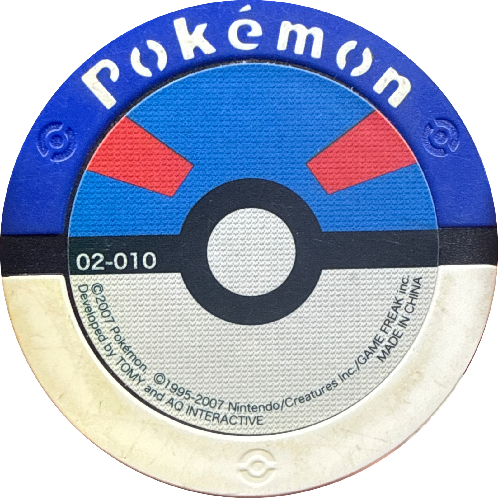 Monferno collectible #02-010, Pokemon Battrio Darkrai Raid Chapter Checklist (2007), back