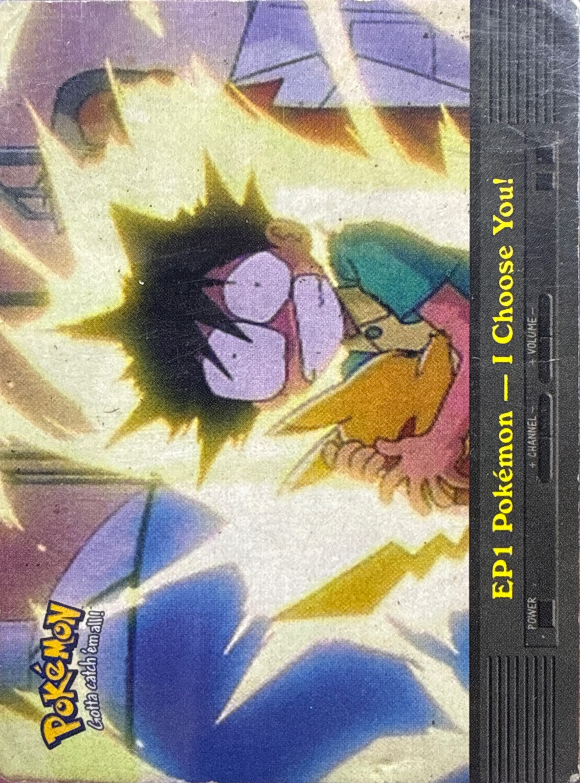 Pokémon, I Choose You! card #EP1, Pokemon Topps Series 2 (1999), front