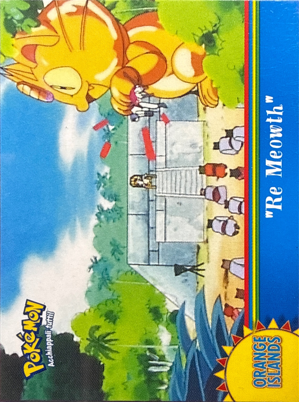 Meowth Rules! card #OR13, Pokemon Topps Series 3 (2000), front