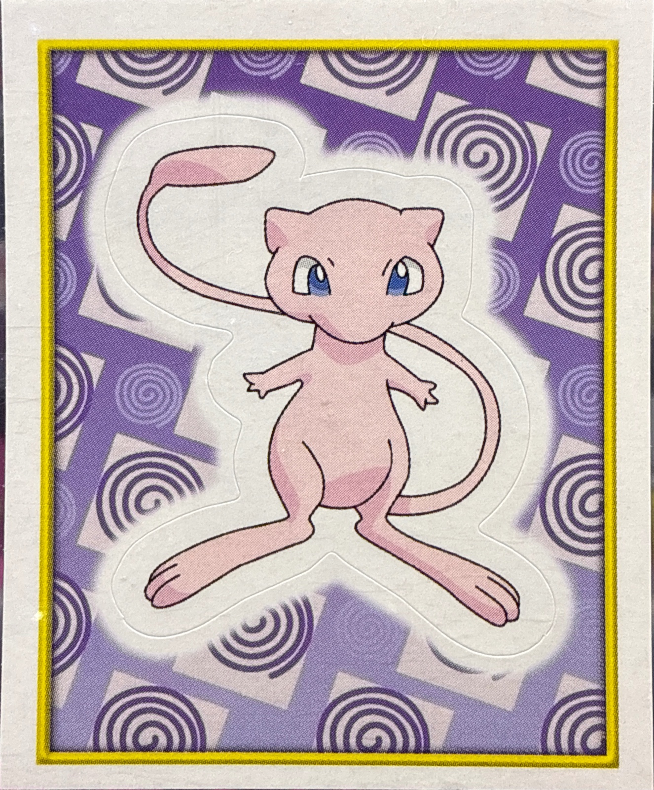 Mew card #101, Pokémon Merlin Series 2 (2000), front