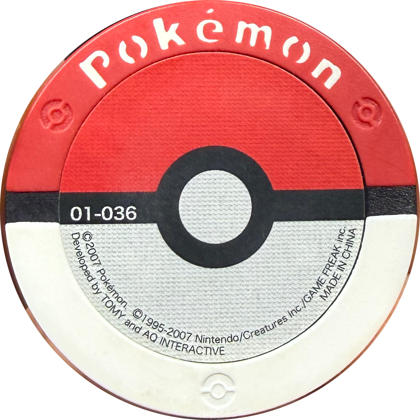 Pichu collectible #01-036, Pokemon Battrio Dialga & Palkia Clash Chapter Checklist (2007), back