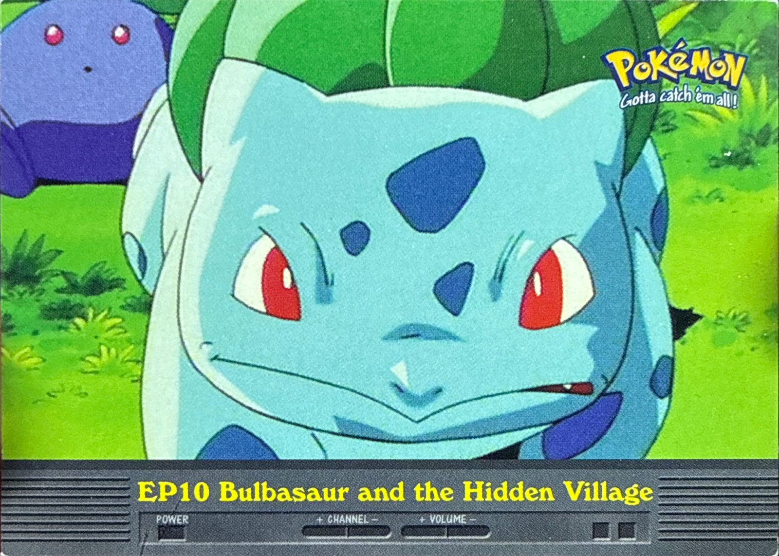 Bulbasaur and the Hidden Village card #EP10, Pokemon Topps Series 2 (1999), front