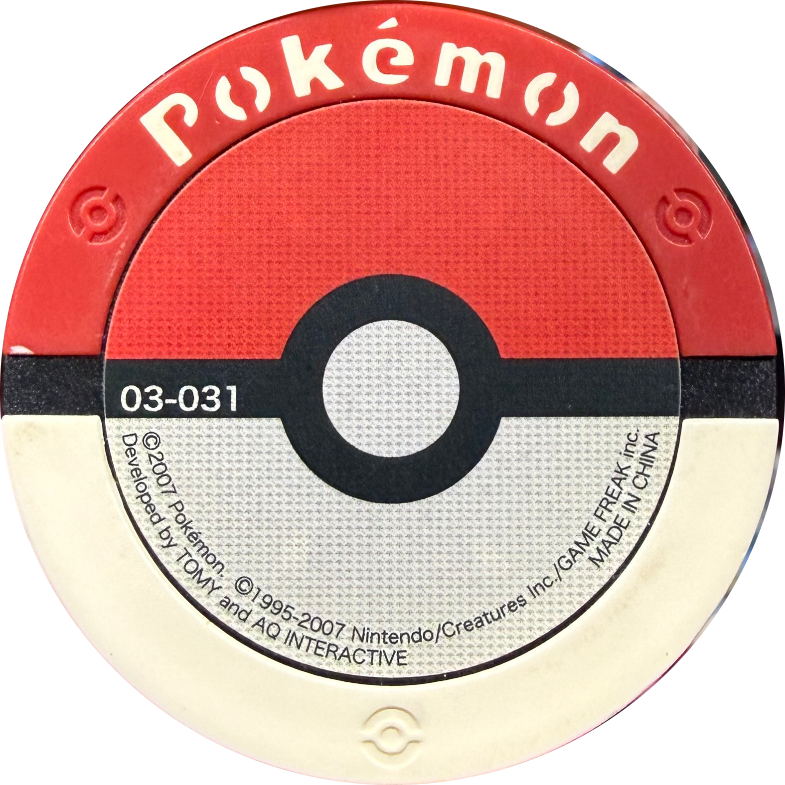 Squirtle collectible #03-031, Pokemon Battrio Mewtwo's Challenge Chapter Checklist (2008), back
