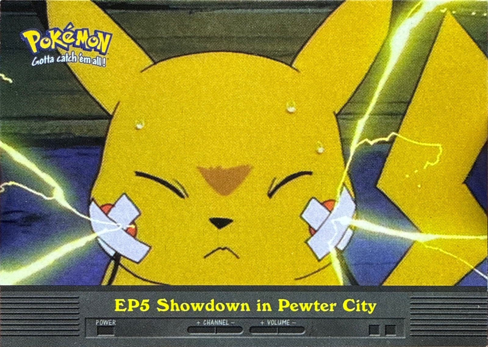Showdown in Pewter City card #EP5, Pokemon Topps Series 2 (1999), front