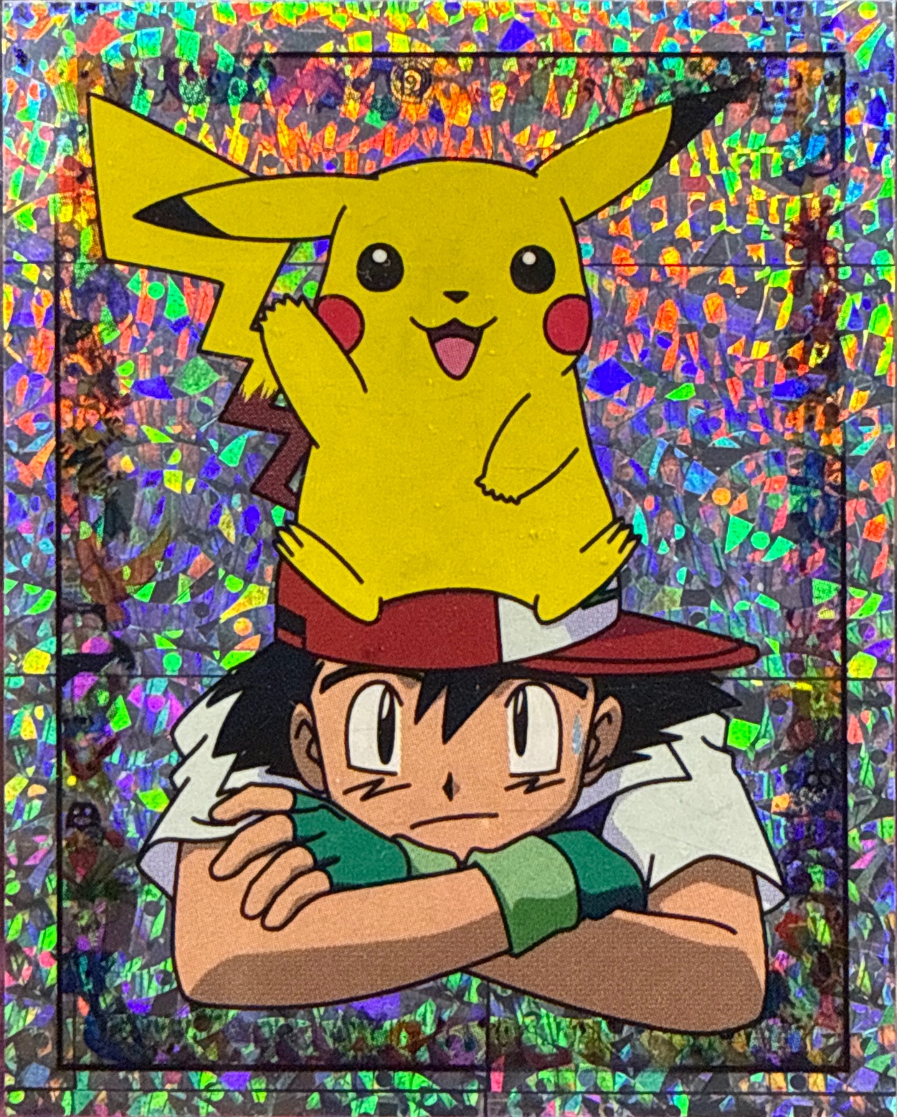 Ivysaur, Glittery card #S2, Pokémon Merlin Series 1 (1999), front
