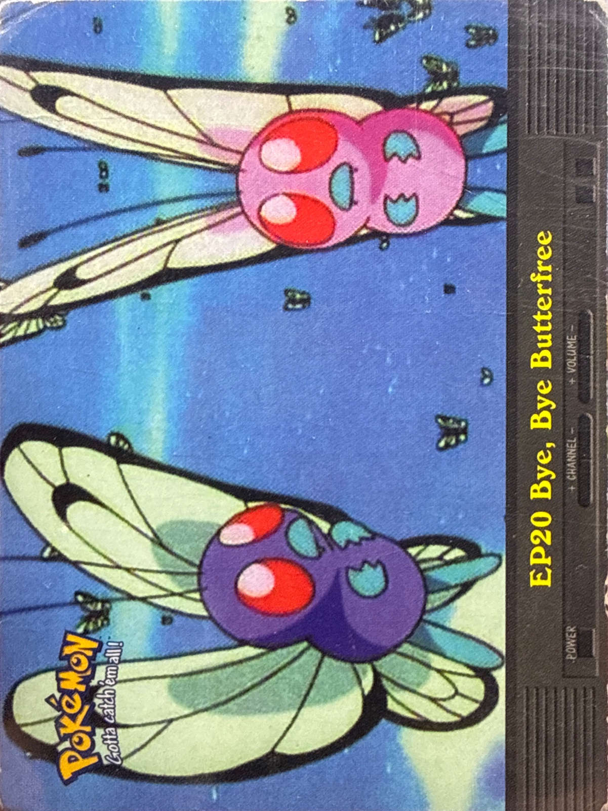 Bye, Bye Butterfree card #EP20, Pokemon Topps Series 2 (1999), front