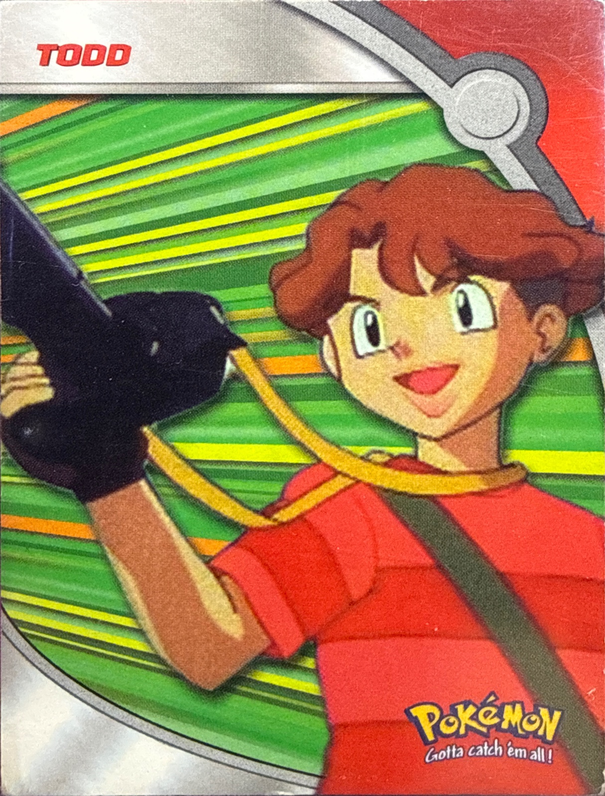 Todd the Photographer card #HV3, Pokemon Topps Series 2 (1999), front