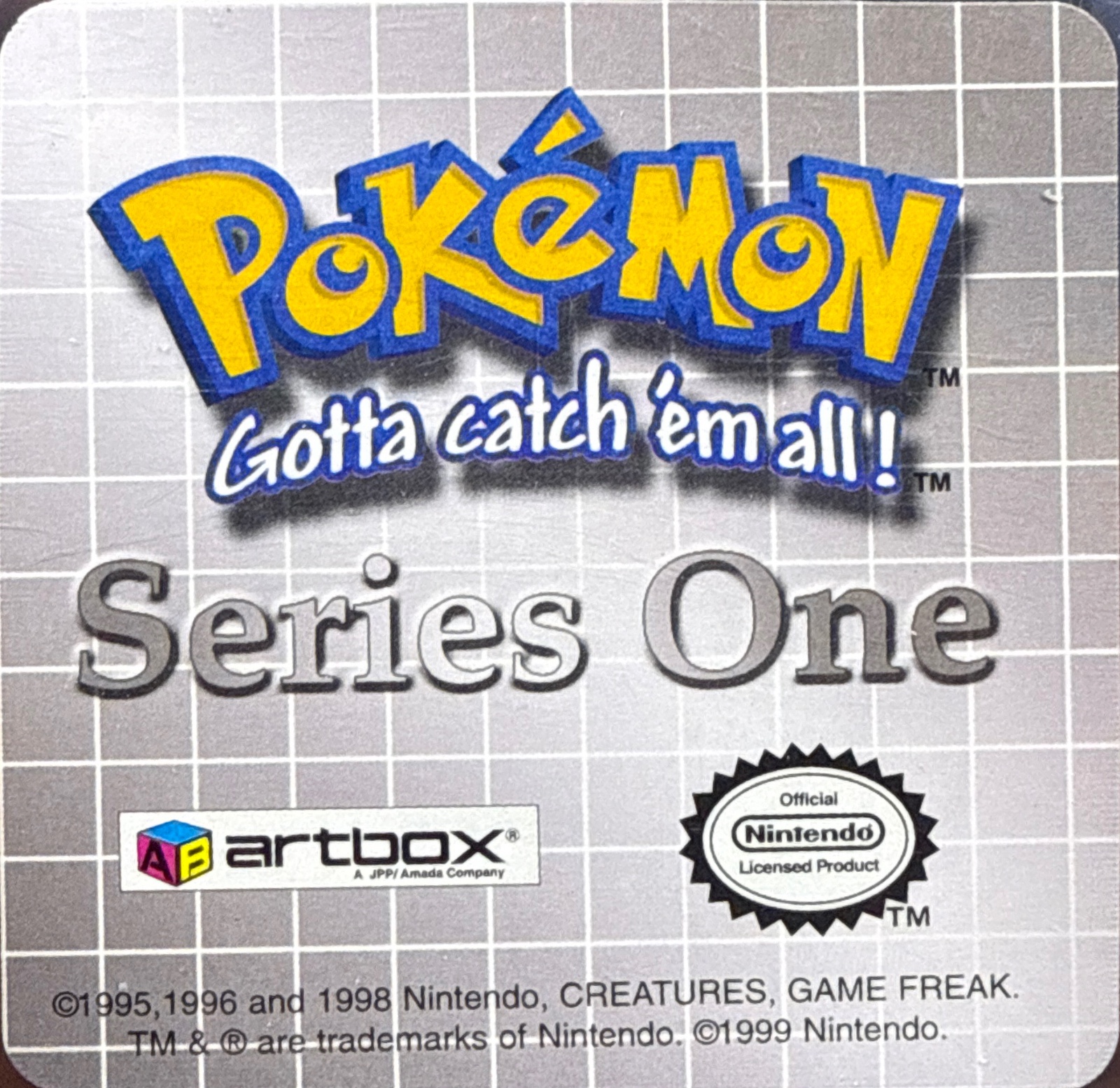 Exeggcute collectible #45, Artbox (USA) Pokémon Artbox Series 1 Flipz (1999), back