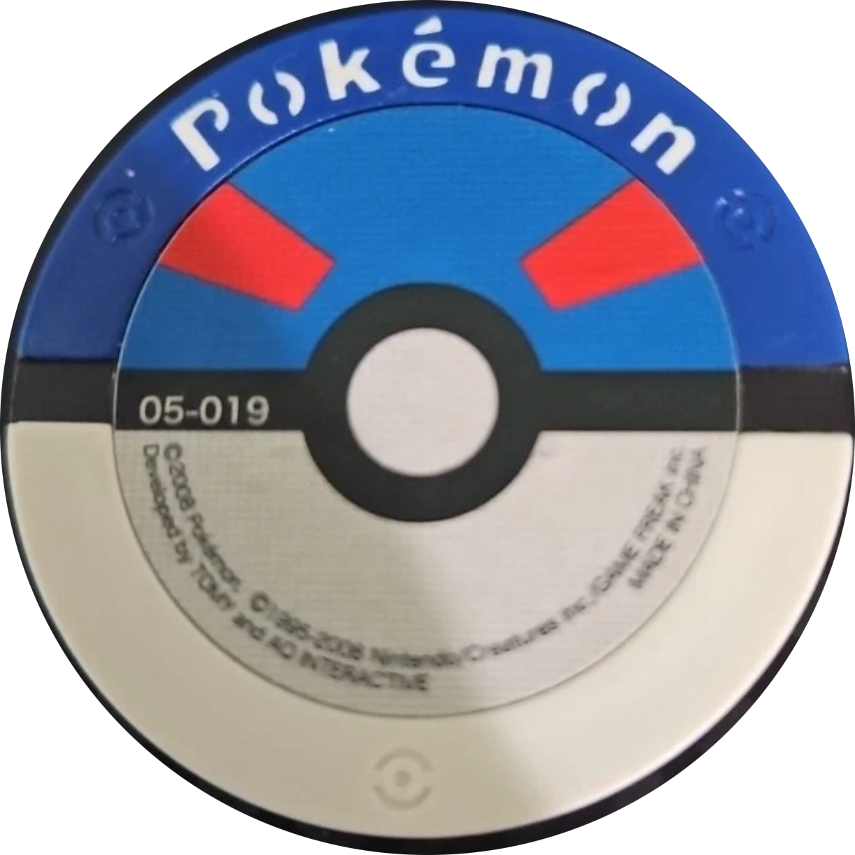Dragonite collectible #05-019, Pokemon Battrio Giratina Seismic Chapter Checklist (2008), back