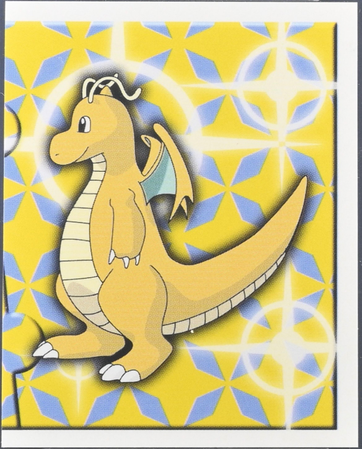 Dragonite, Evolution Card #164, Pokémon Merlin Series 1 (1999), front