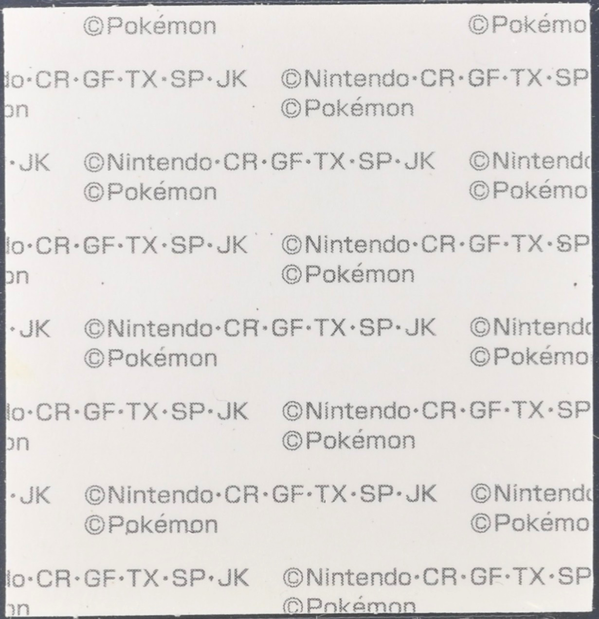 Dragonite bread sticker #823, Daiichi Pan Pokémon Deco Chara Wave 39 Bread Stickers Checklist, back