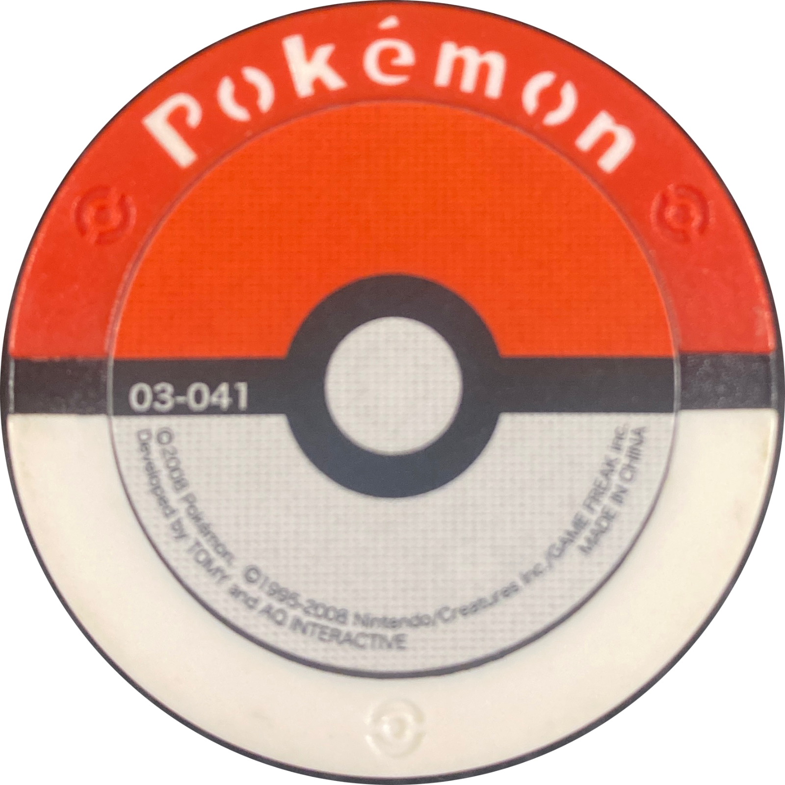 Haunter collectible #03-041, Pokemon Battrio Mewtwo's Challenge Chapter Checklist (2008), back