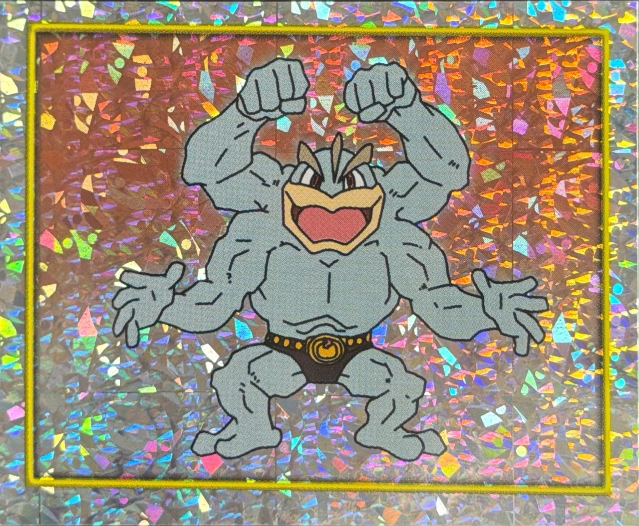 Machamp card #116, Pokémon Merlin Series 2 (2000), front
