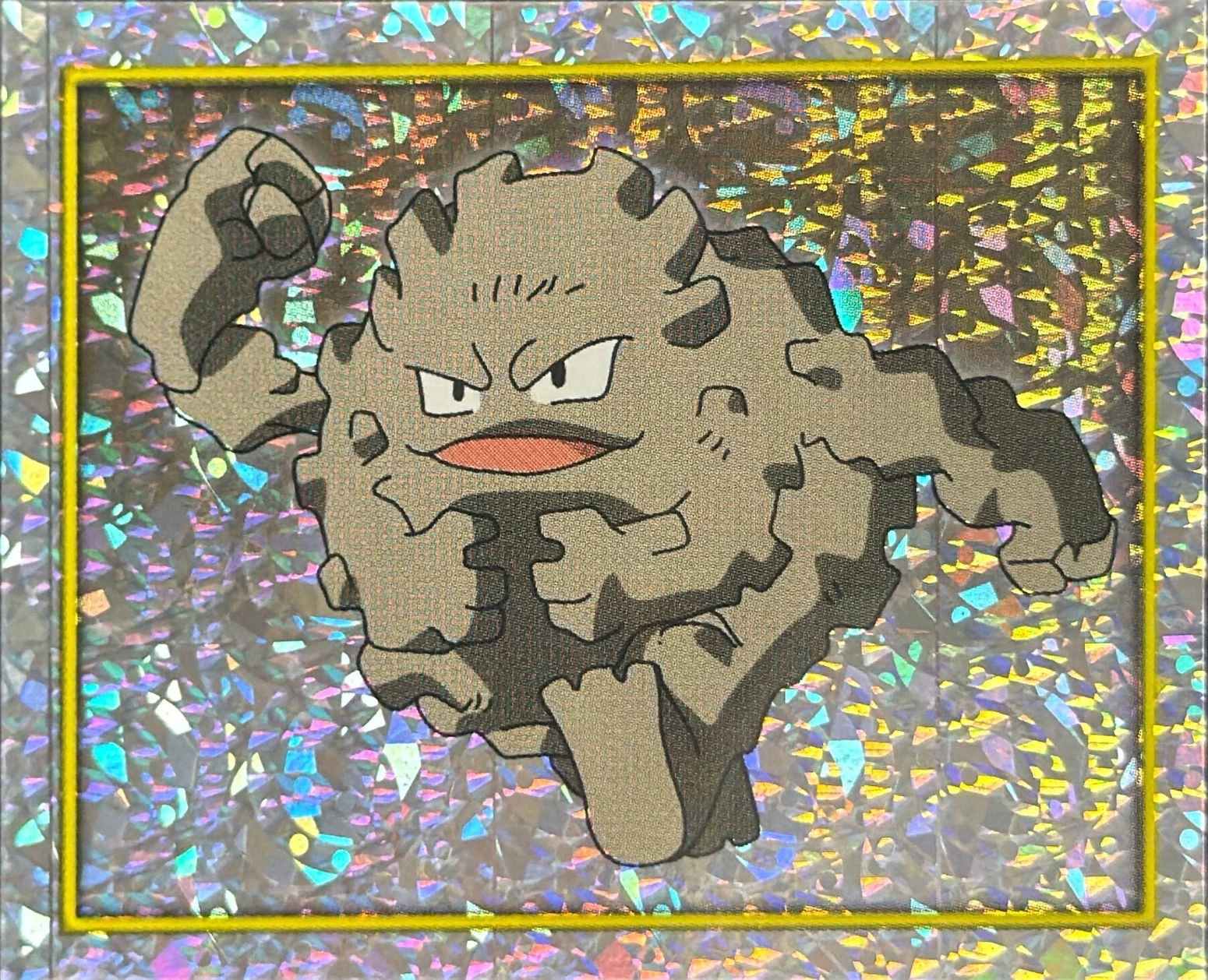 Graveler card #113, Pokémon Merlin Series 2 (2000), front