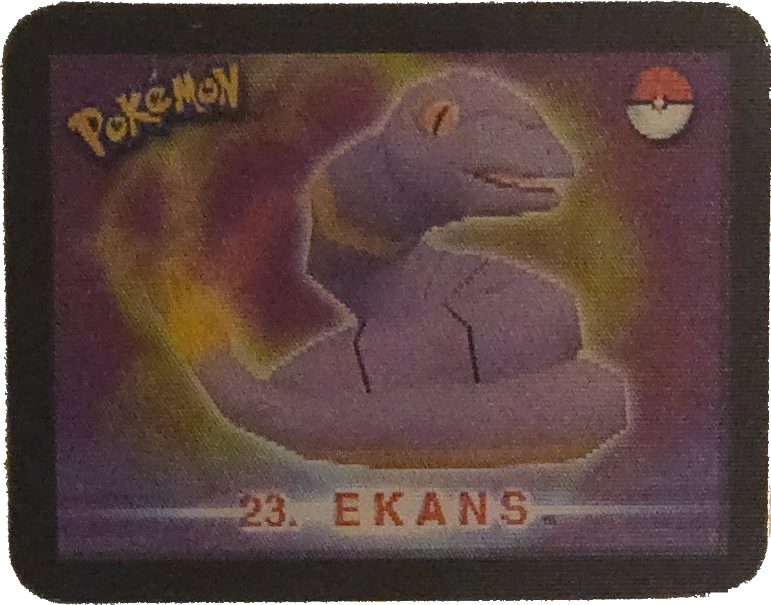 Ekans / Arbok collectible, Pokémon Stadium Action 3D’s, front