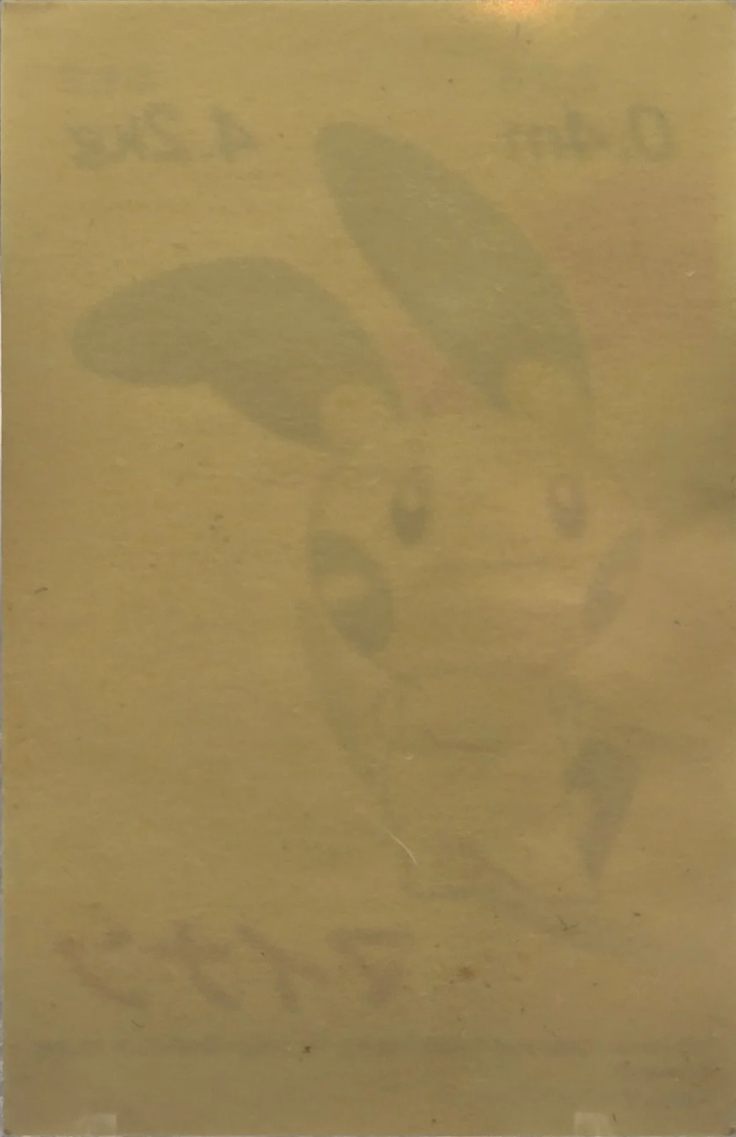Minun sticker, 7-Eleven Pokémon Fair 2005 Onigiri Stickers, back