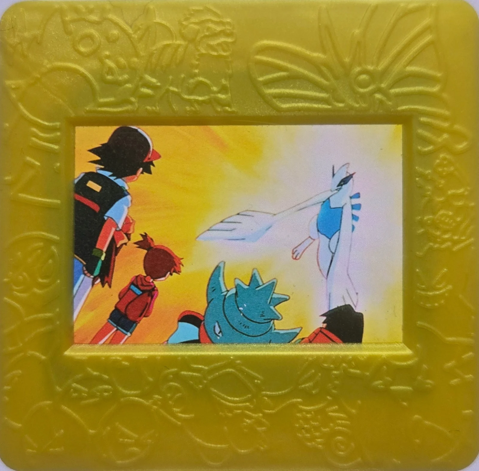 Film pending collectible #Gold, Pokemon Meiji Picture Frames Checklist (2000), front