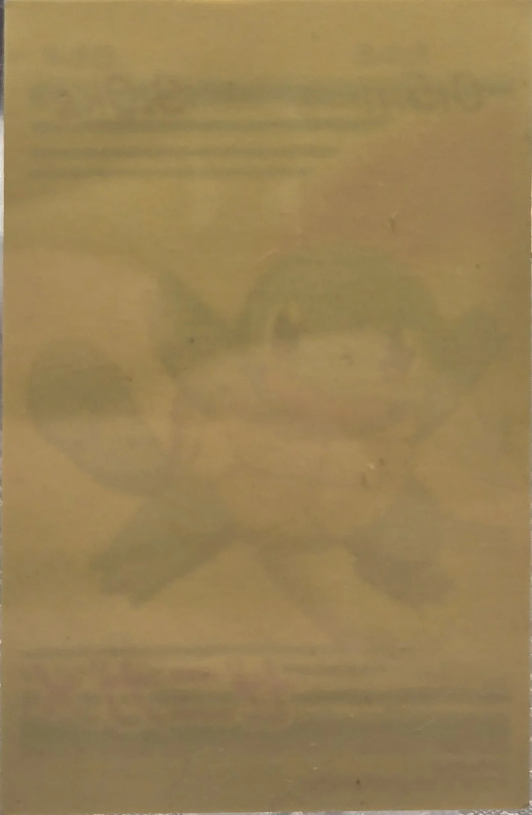 Squirtle sticker, 7-Eleven Pokémon Fair 2005 Onigiri Stickers, back