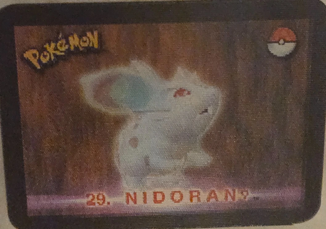 Nidoran♀ / Nidorina / Nidoqueen collectible, Pokémon Stadium Action 3D’s, front