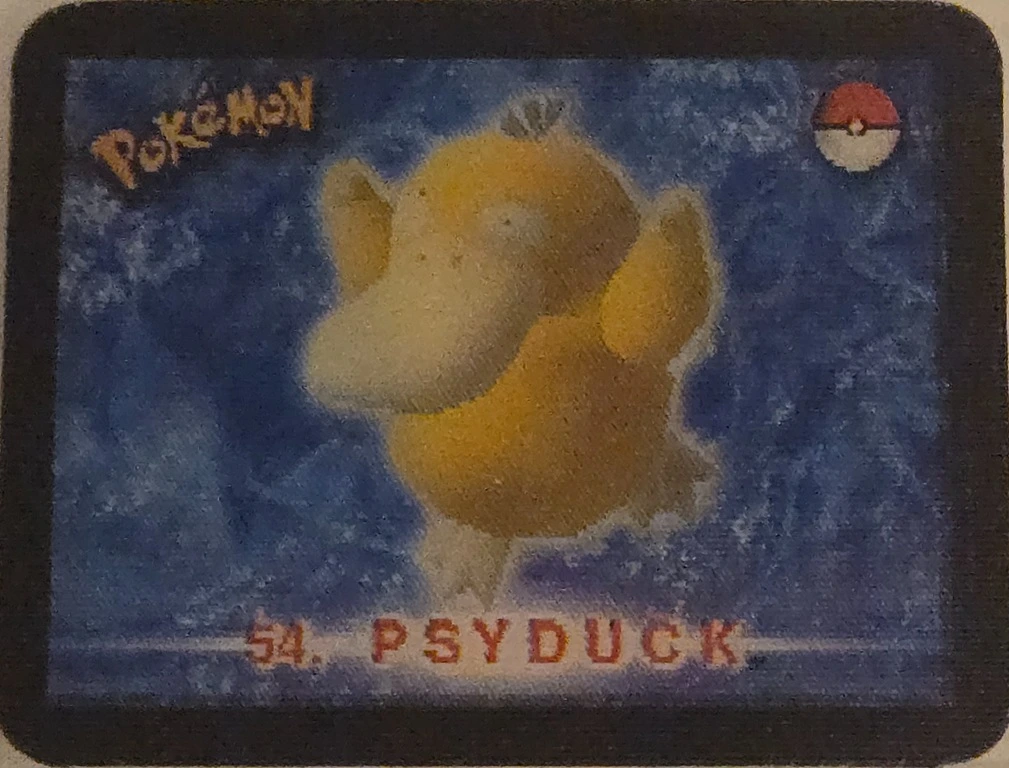 Psyduck / Golduck collectible, Pokémon Stadium Action 3D’s, front
