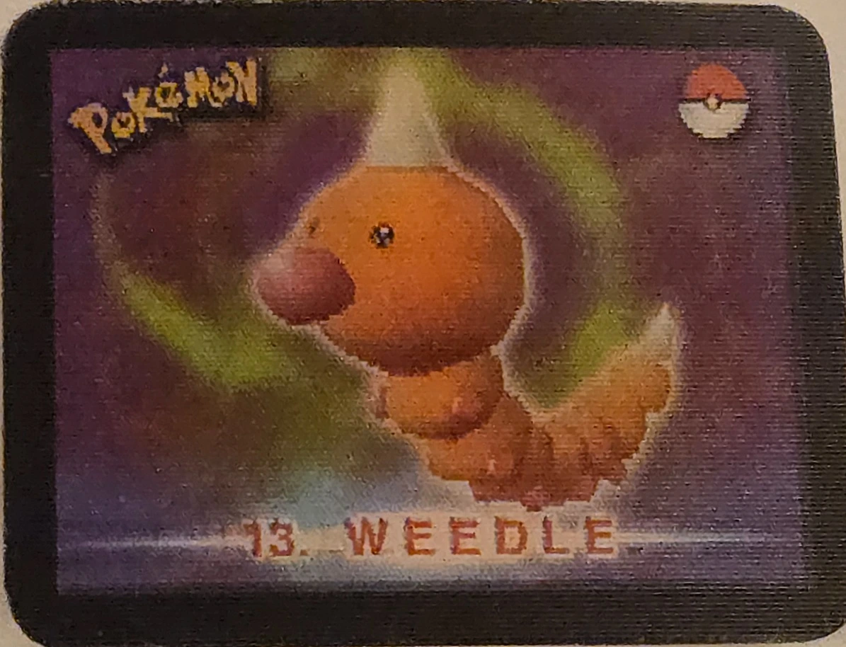 Weedle / Kakuna / Beedrill collectible, Pokémon Stadium Action 3D’s, front