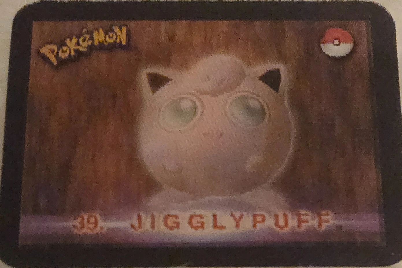 Jigglypuff / Wigglytuff collectible, Pokémon Stadium Action 3D’s, front