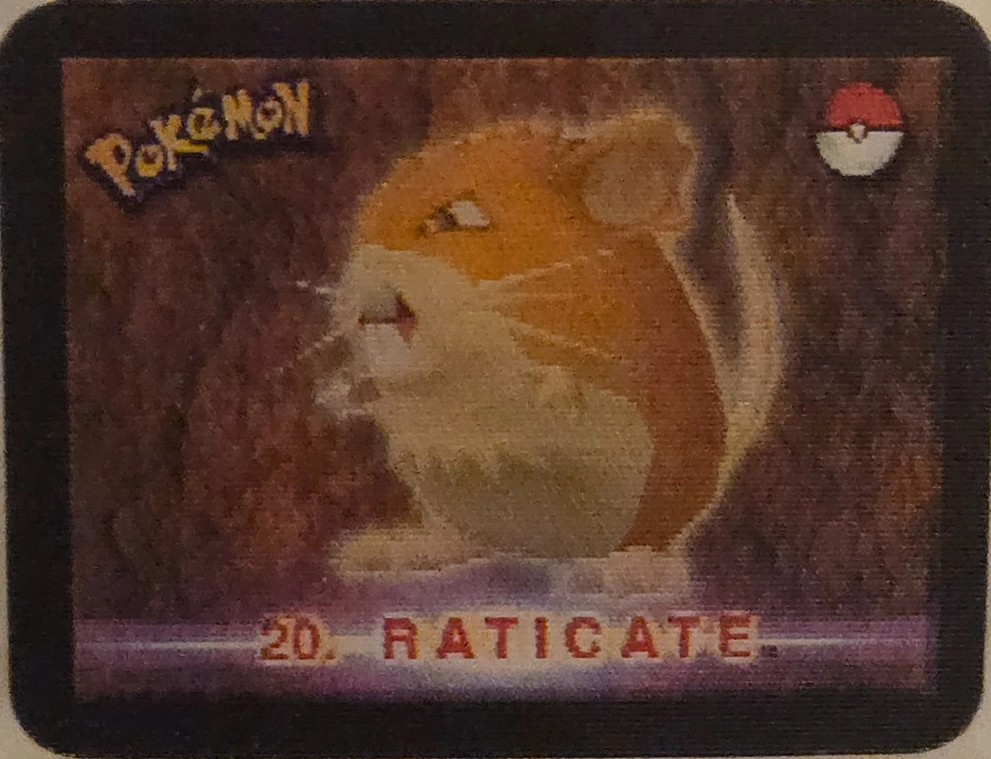 Rattata / Raticate collectible, Pokémon Stadium Action 3D’s