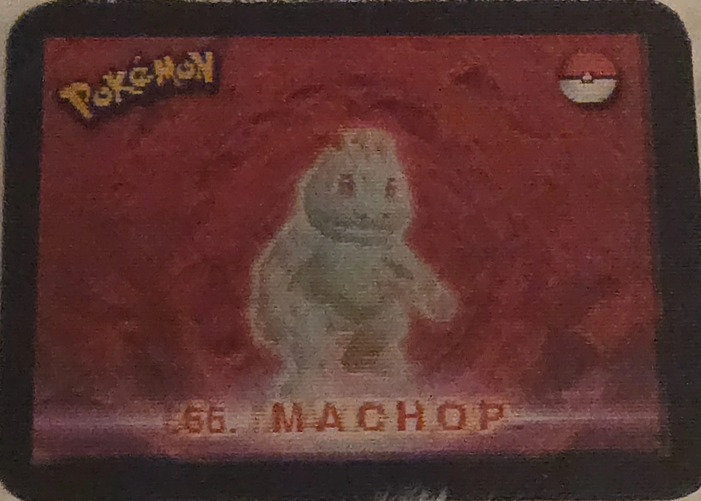 Machop / Machoke / Machamp collectible, Pokémon Stadium Action 3D’s, front