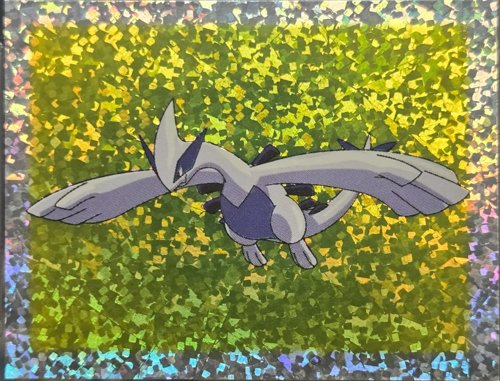 Lugia card #102, Pokémon Merlin Series 3 (2001), front