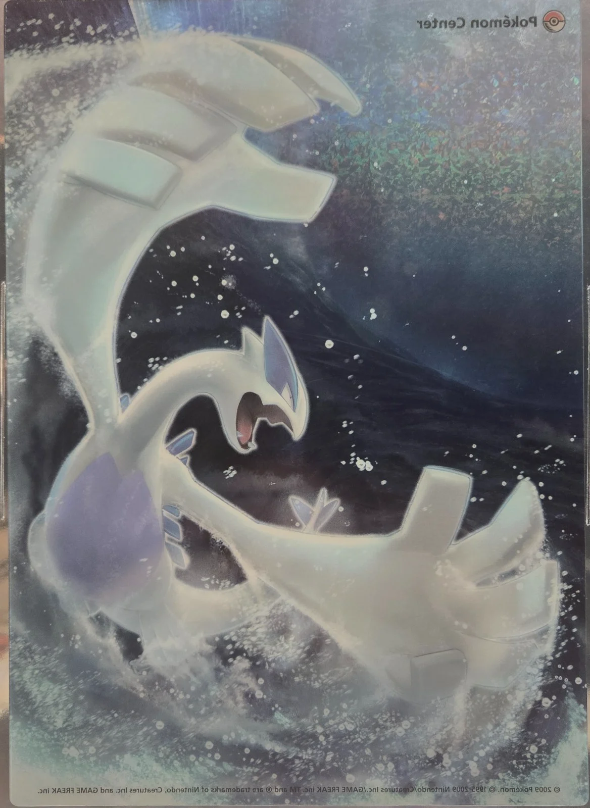 Lugia Rising B5 Shitajiki, Lugia pencil board #GS-001, Pokémon Pencil Boards, back