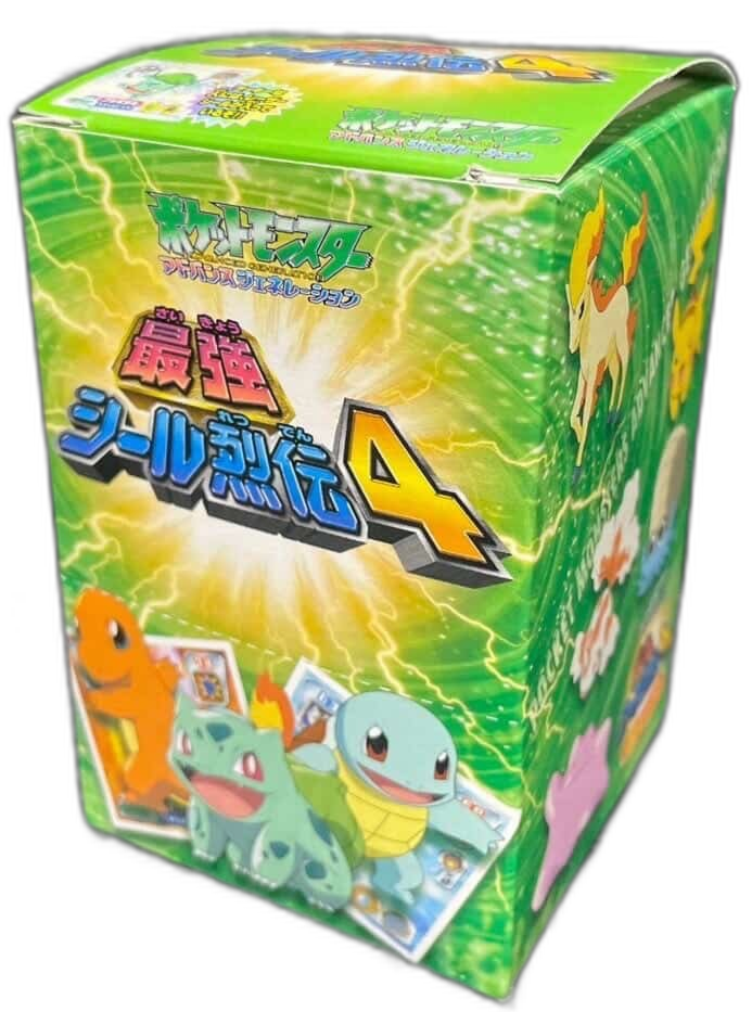 Booster Box, Pokémon Amada ADV Part 4 Stickers Checklist (2004), front