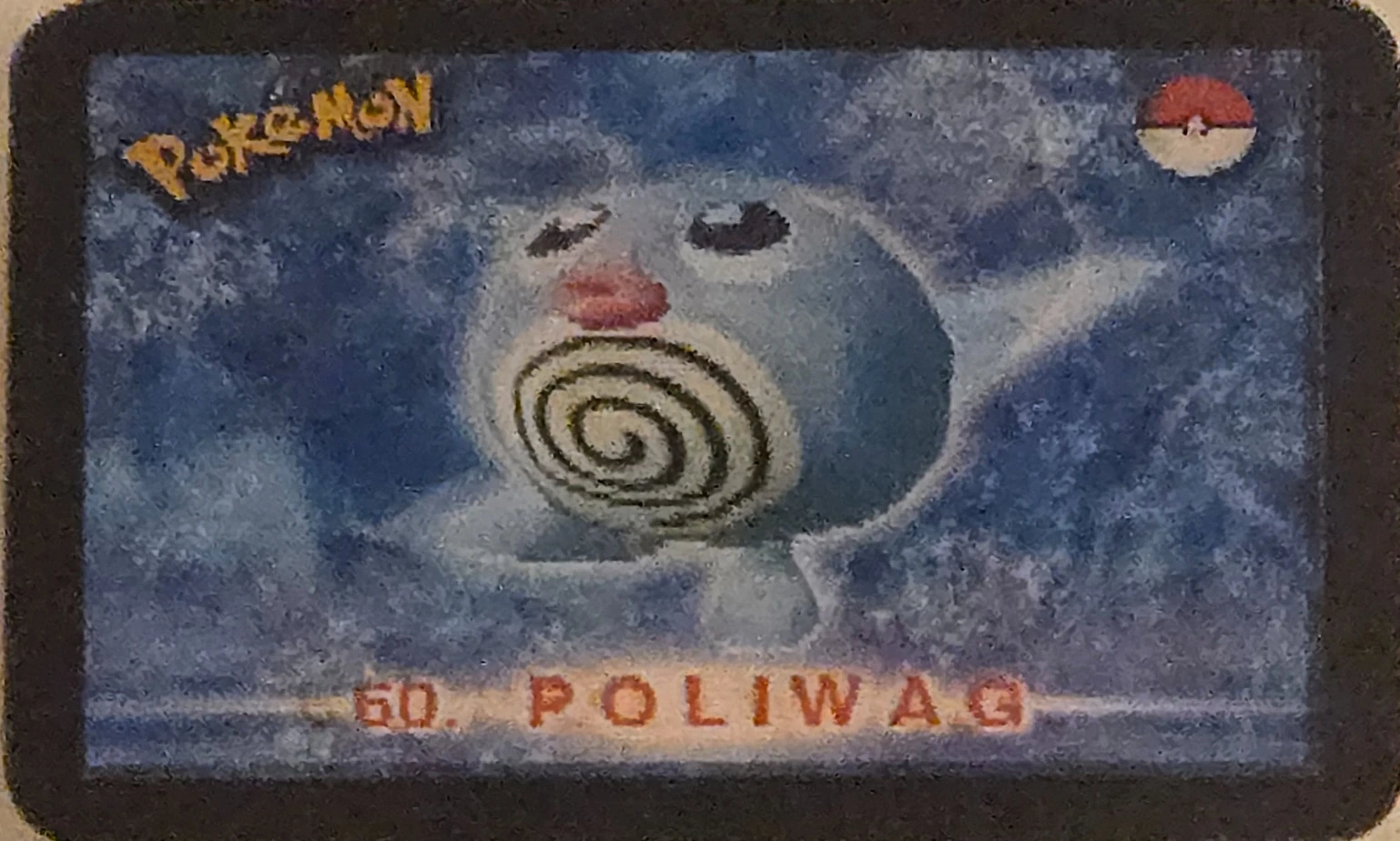 Poliwag / Poliwhirl / Poliwrath collectible, Pokémon Stadium Action 3D’s, front